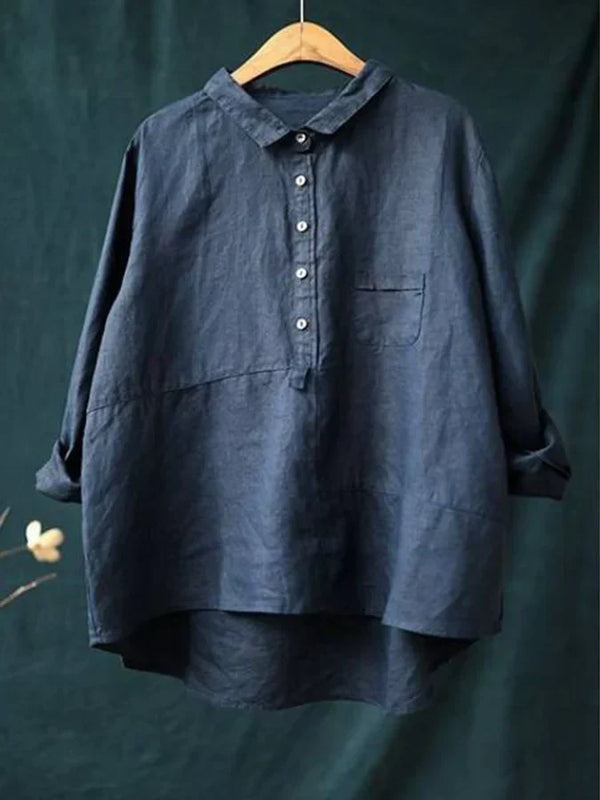 LENORA™ - Relaxed Button-Up Shirt