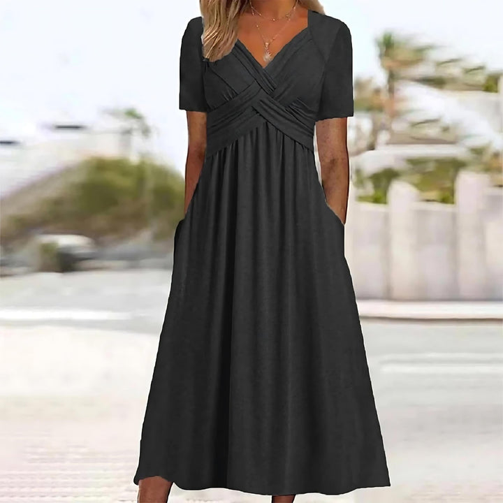 Vicky - Casual Elegance Midi Dress