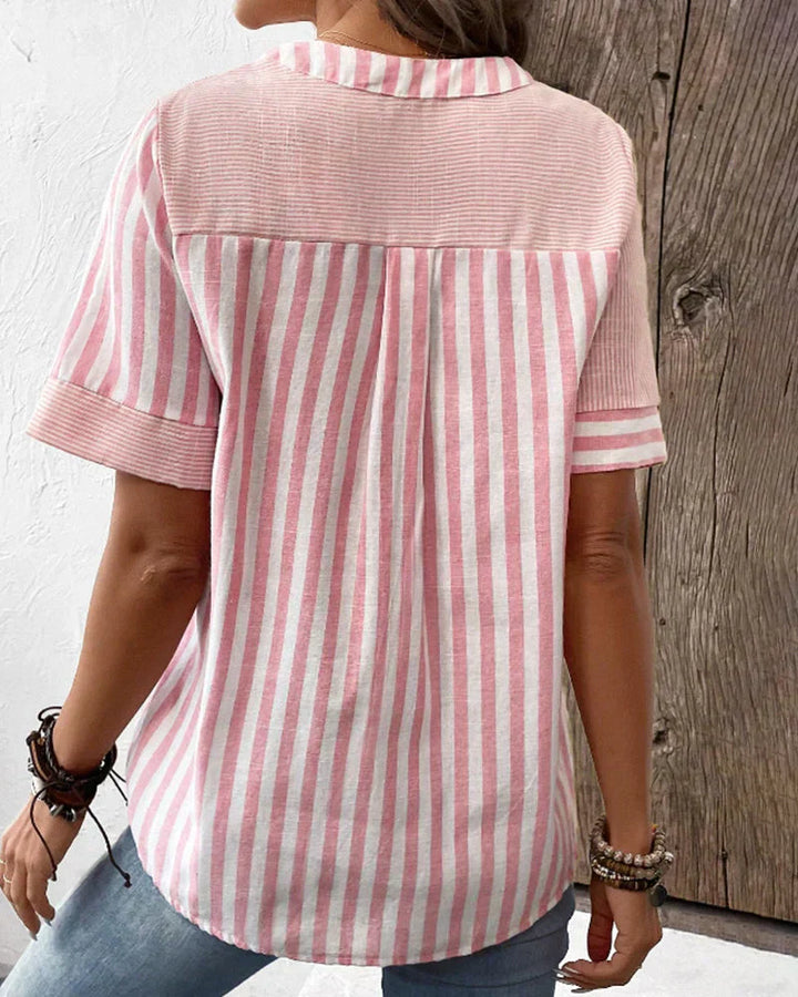 SANDRA™ - Classic Striped Top