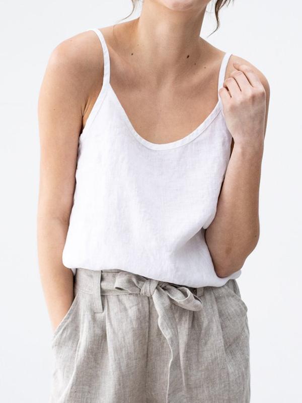 Rheign™ - Relaxed Spaghetti Strap Top