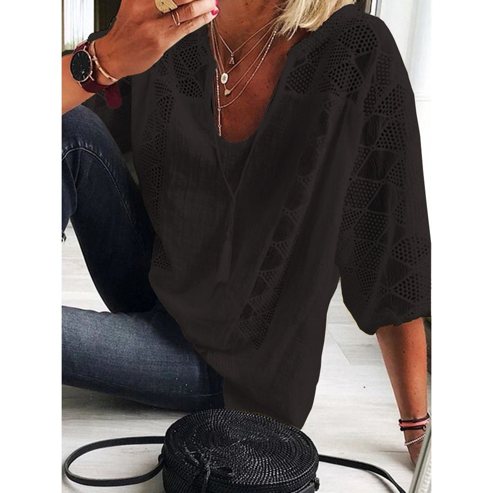 OLIVE™ - Chic Accent Blouse